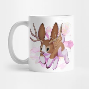 Apple Blossom Jackalope Mug